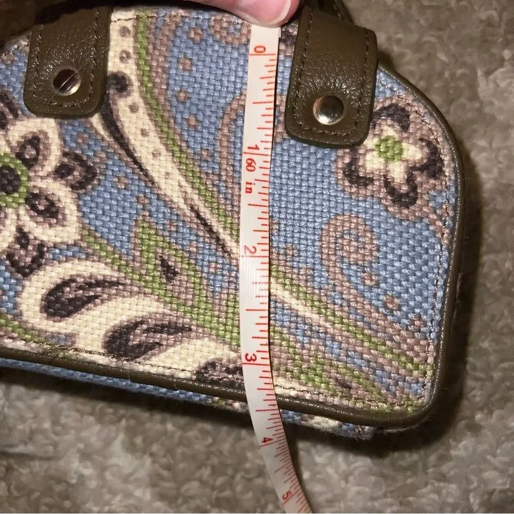 spartina Blue and Green Floral mini case